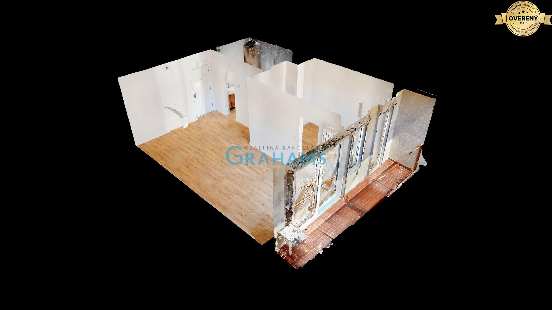 Renovated 1-Bedroom Apartment with Loggia, Air Conditioning, Vazovova