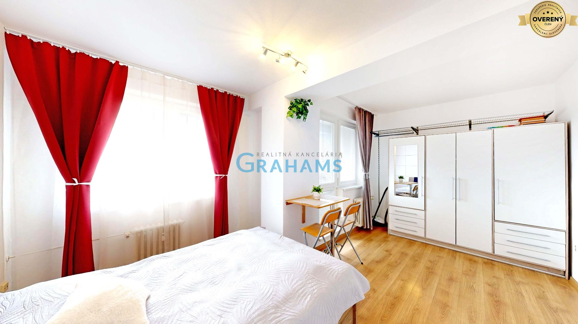 Cozy studio apartment with a loggia in a popular part of Ružinov