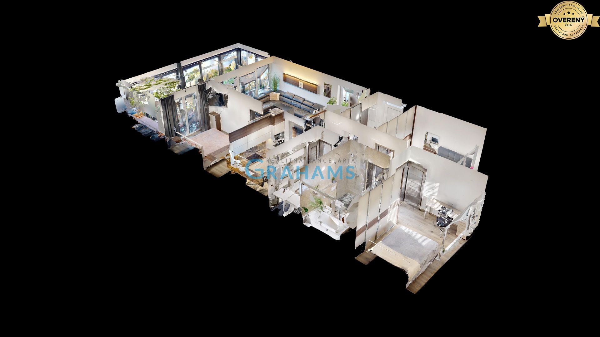 Modern and fully furnished 4-room bungalow, Hviezdoslavov, quiet
