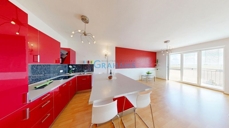 Spacious 1-Bedroom Apartment with Private Enclosed Garage and Loggia